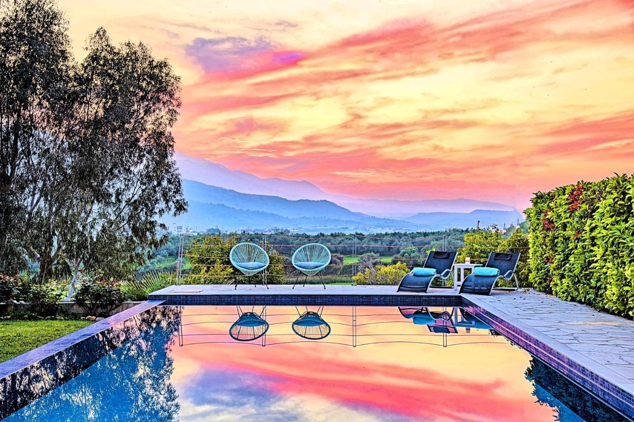 Cretan Mansion With Heated Swimming Pool Villa Georgioupoli Exteriör bild
