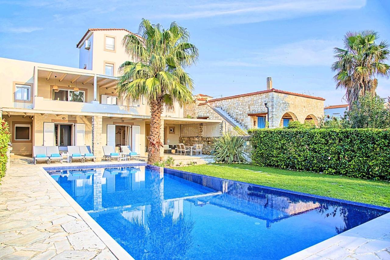 Cretan Mansion With Heated Swimming Pool Villa Georgioupoli Exteriör bild