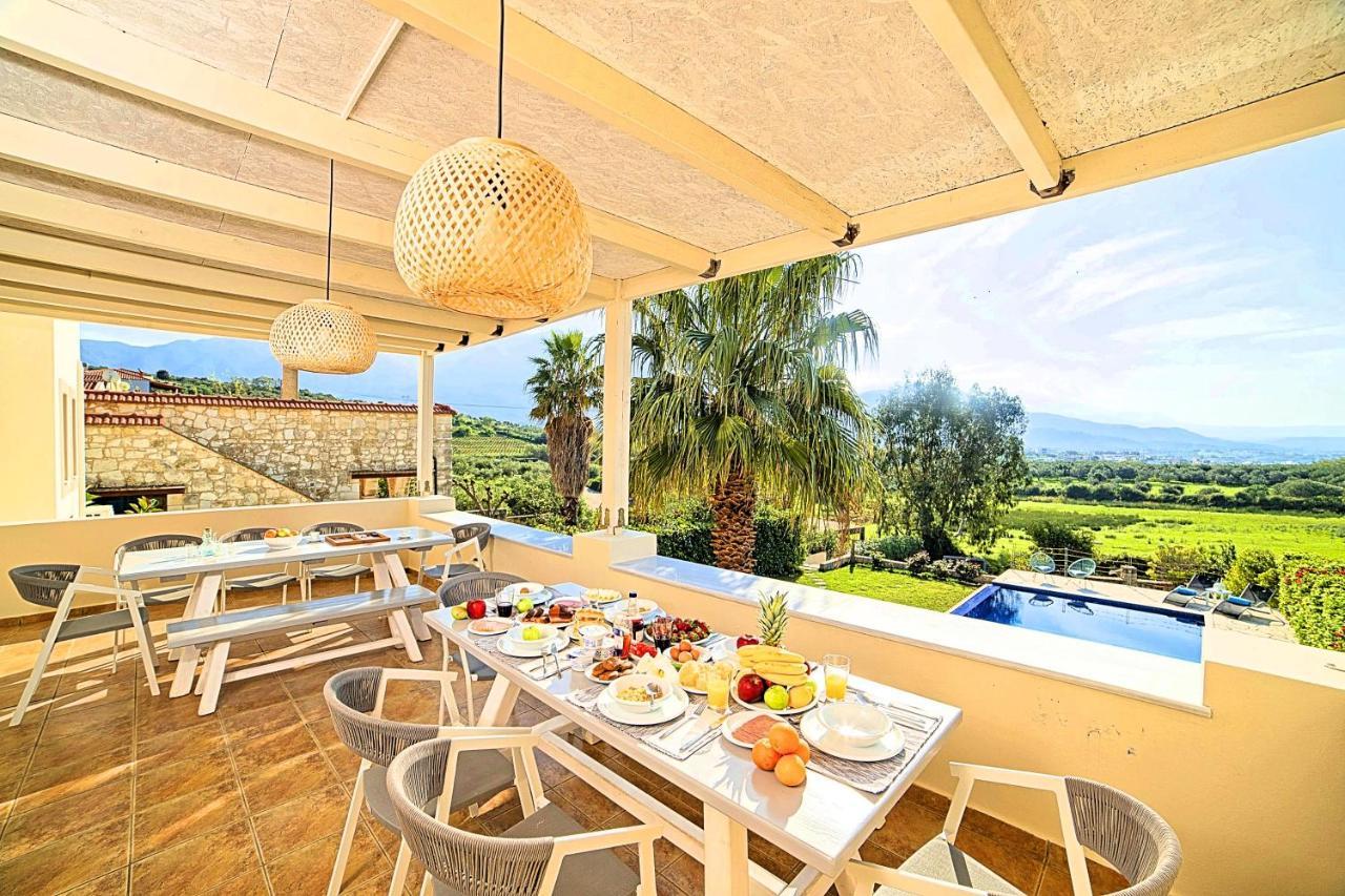 Cretan Mansion With Heated Swimming Pool Villa Georgioupoli Exteriör bild