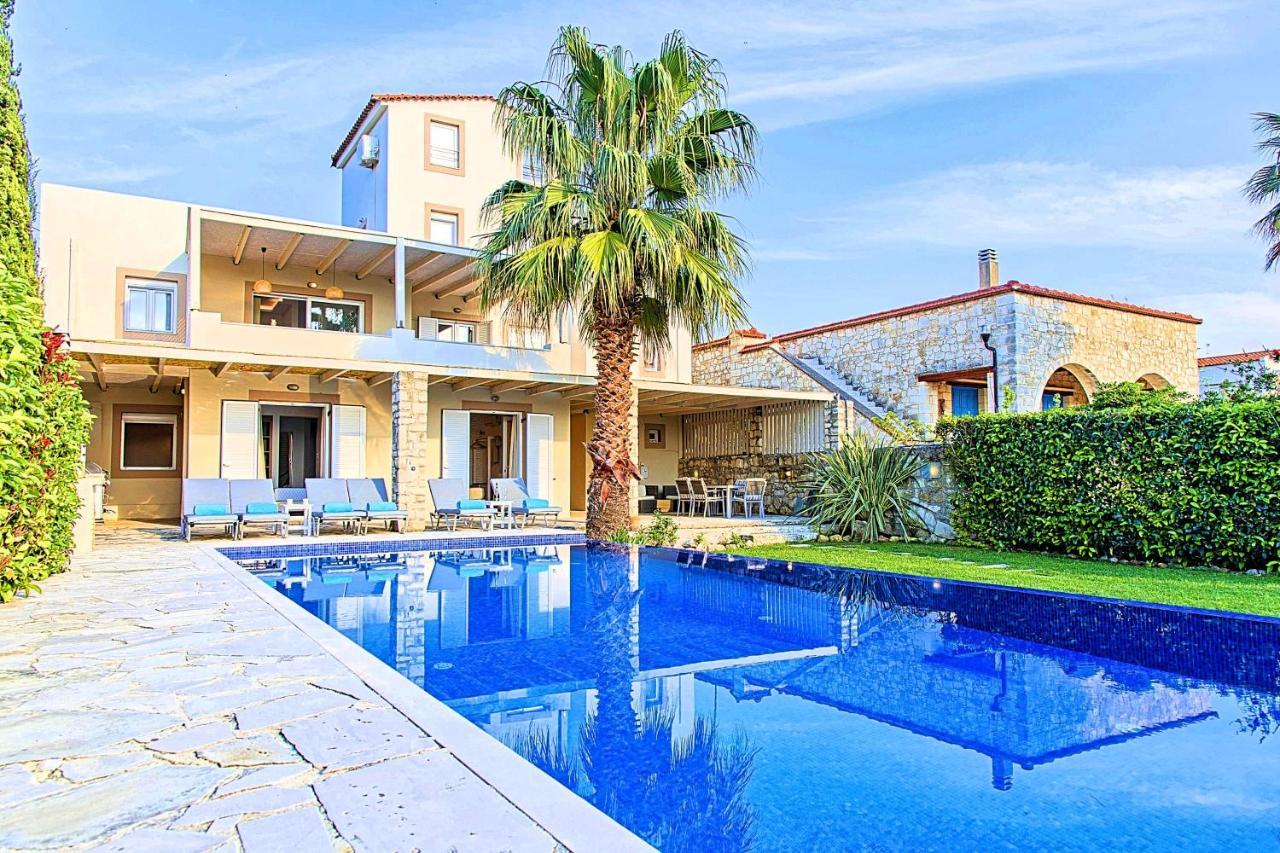 Cretan Mansion With Heated Swimming Pool Villa Georgioupoli Exteriör bild